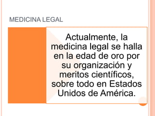 MEDICINA LEGAL