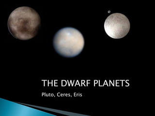 THE DWARF PLANETS Pluto, Ceres, Eris 
