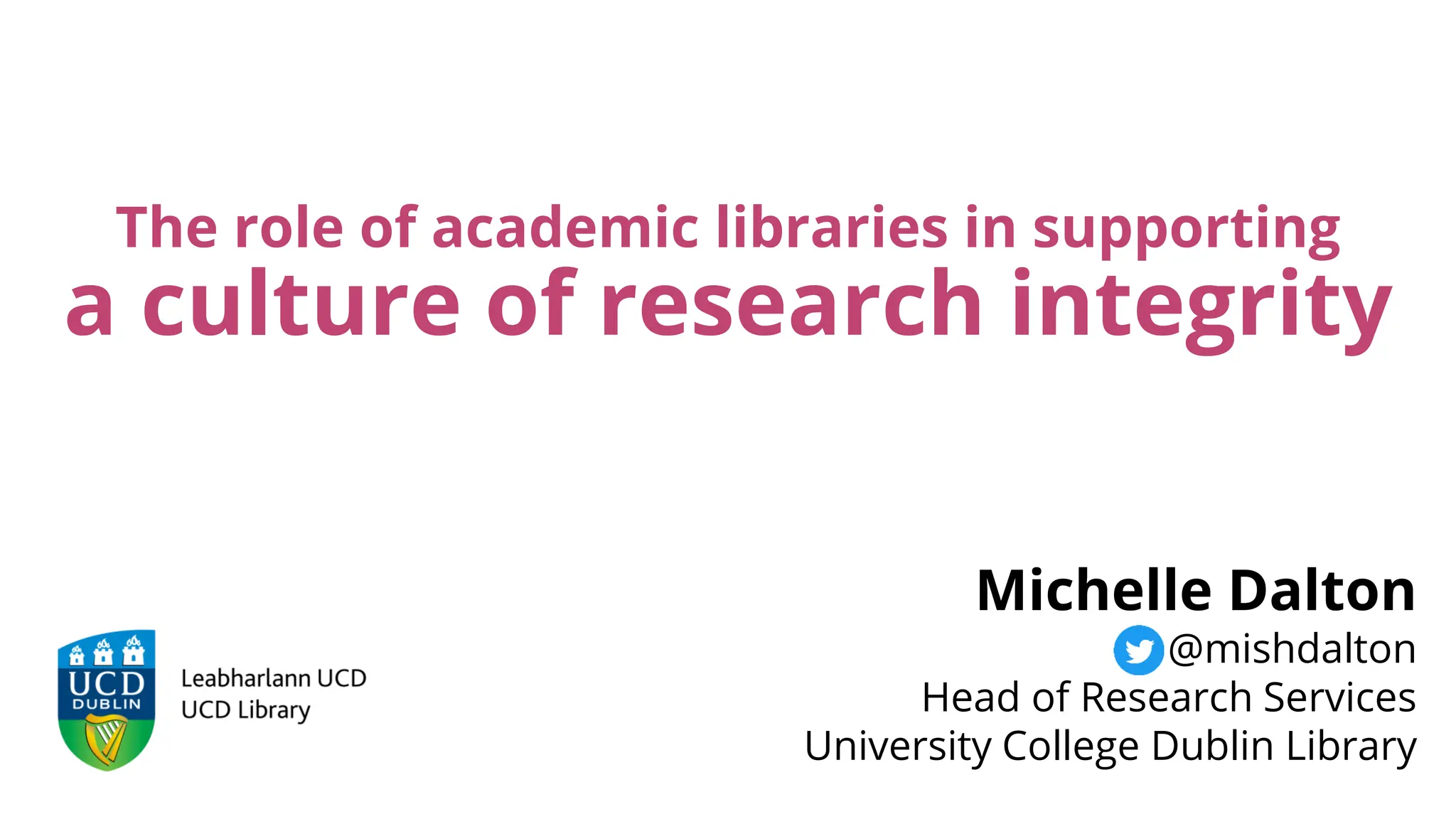 The role of academic libraries in supporting a culture of research ...