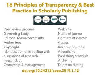 Appearances can be deceiving: how to avoid 'predatory' publishers