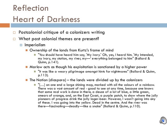 Postcolonial Themes In Heart Of Darkness | michelle final project engl 2310 Postcolonial Themes In Heart Of Darkness | michelle final project engl 2310