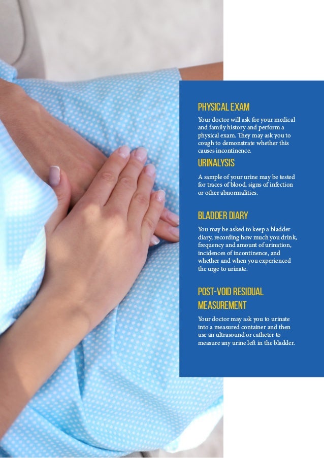 Diagnostic Tests for Causes of Urinary Incontinence