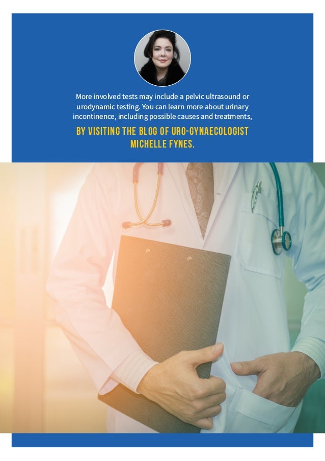 Diagnostic Tests for Causes of Urinary Incontinence