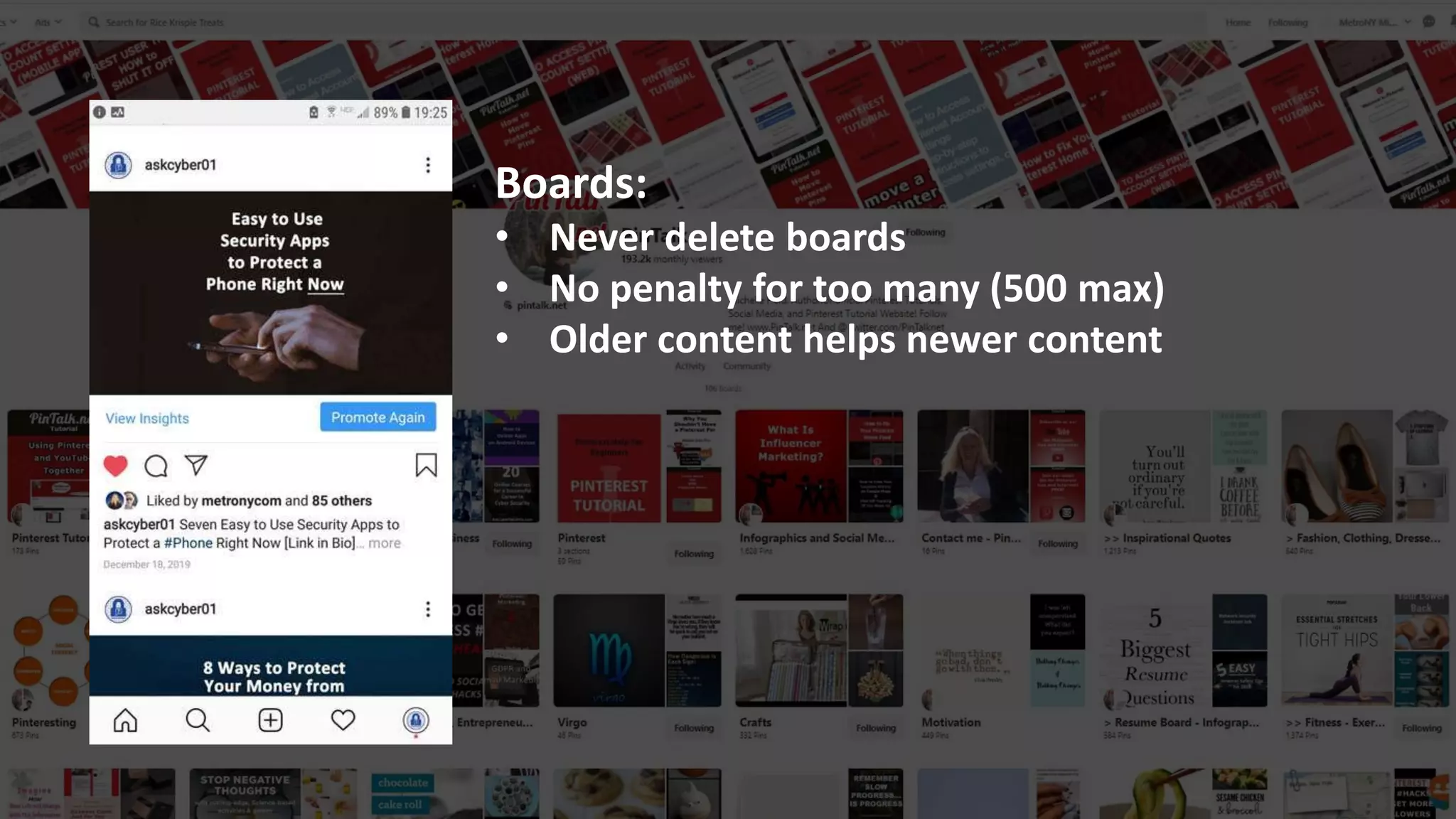 @metrony
2:3
Boards:
• Never delete boards
• No penalty for too many (500 max)
• Older content helps newer content
 