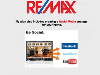 My plan also includes creating a Social Media strategy
for your home.

 