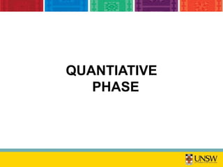 QUANTIATIVE
PHASE
 