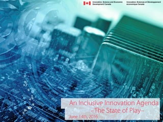 Innovation, Science and Economic
Development Canada
Innovation, Sciences et Développement
économique Canada
 