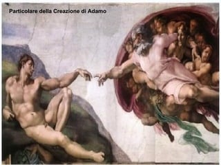 Particolare della Creazione di Adamo 