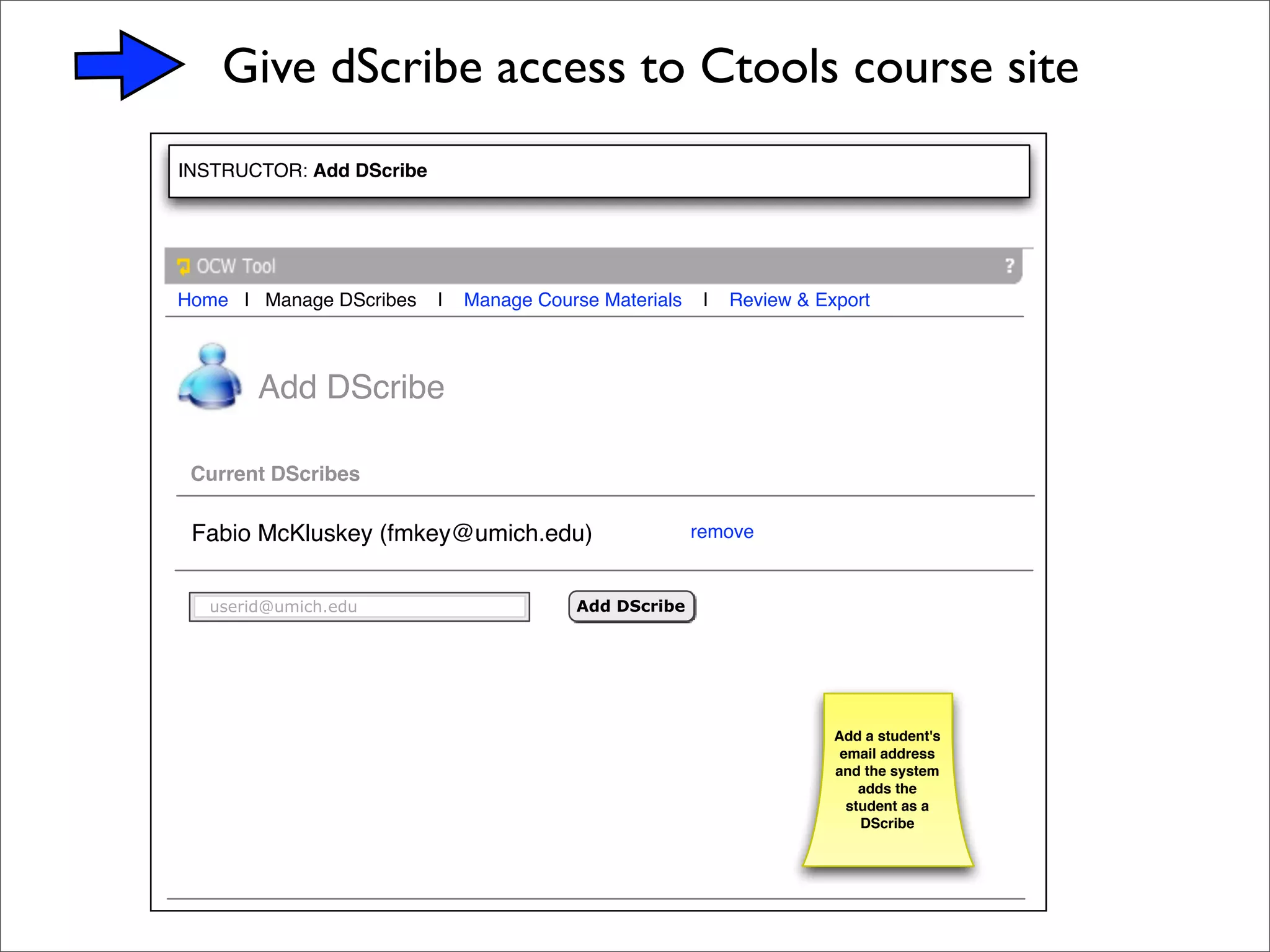 Michigan Open CourseWare dScribe and Intellectual Property introduction