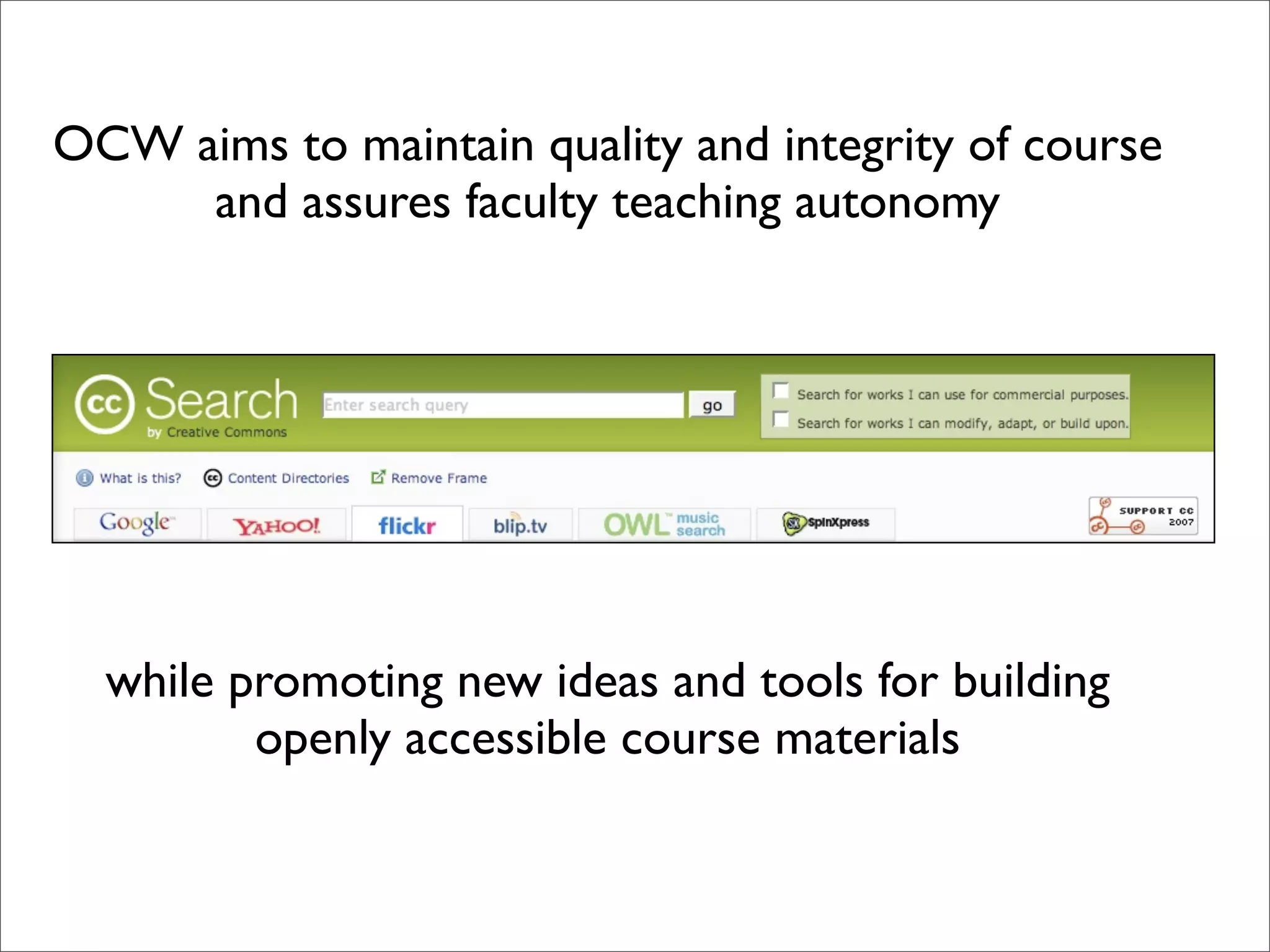 Michigan Open CourseWare dScribe and Intellectual Property introduction