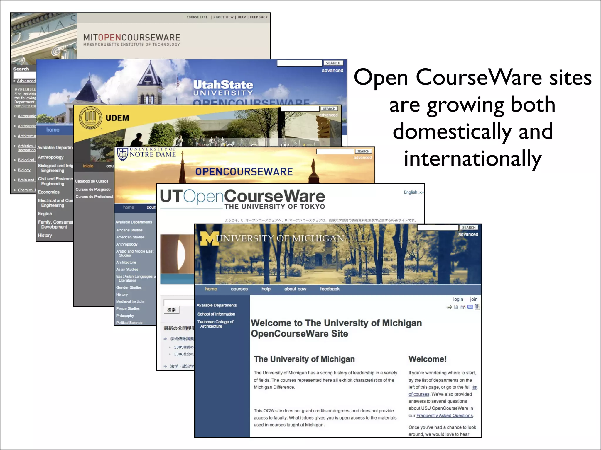 Michigan Open CourseWare dScribe and Intellectual Property introduction