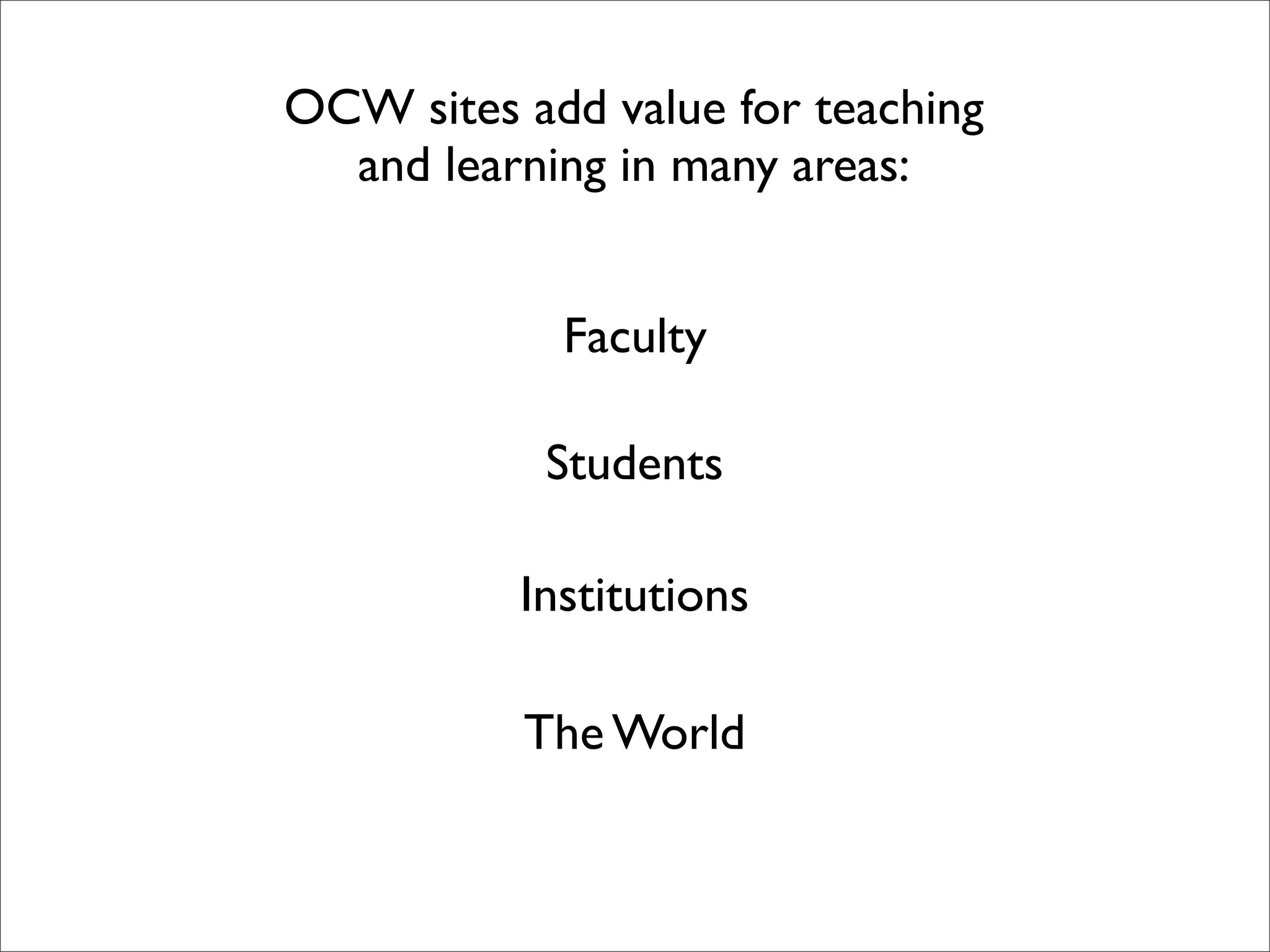Michigan Open CourseWare dScribe and Intellectual Property introduction