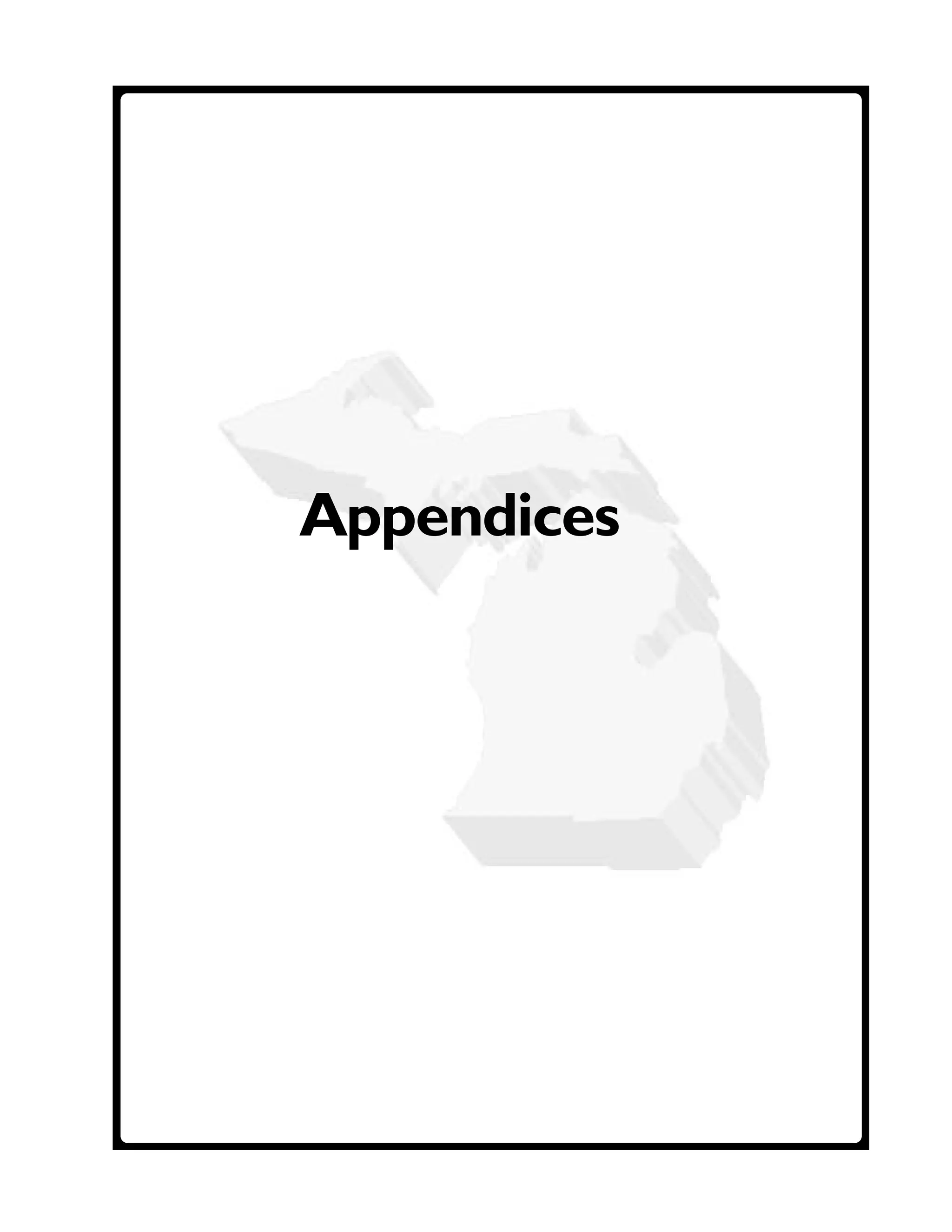 Appendices
 