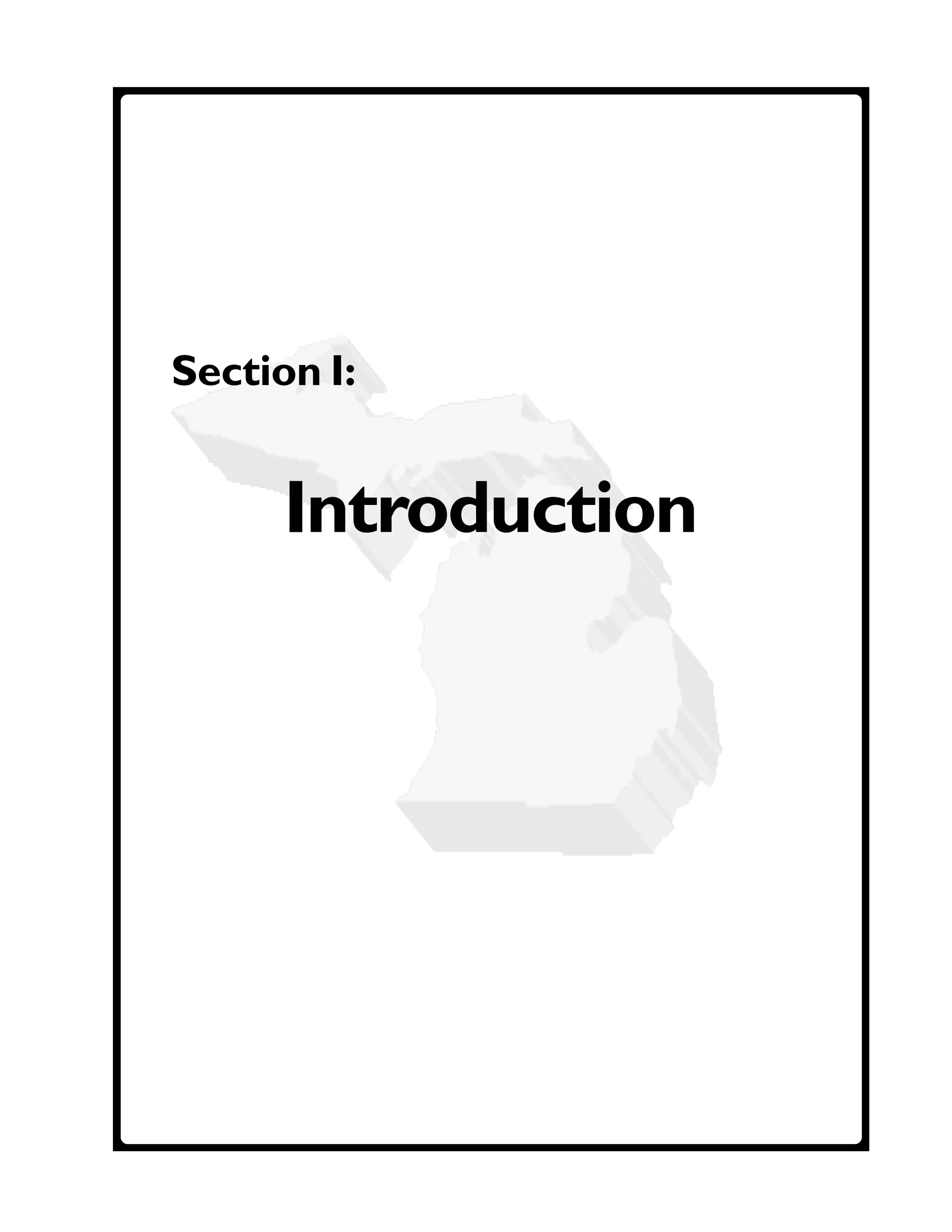Section I:


      Introduction
 