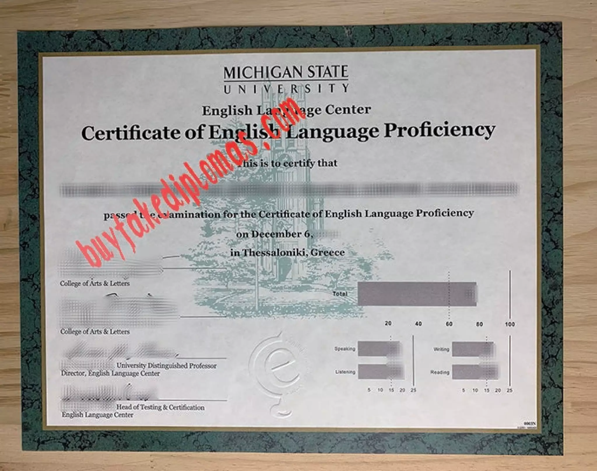 Michigan Language Center Michigan State University English Language Center certificate | PPT ...