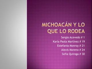 Sergio Acevedo # 1
Karla Paola Martínez # 19
Estefania Monroy # 21
Alexis Moreno # 24
Sofia Quiroga # 30
 