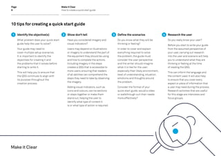 How to create a quick start guide | PDF