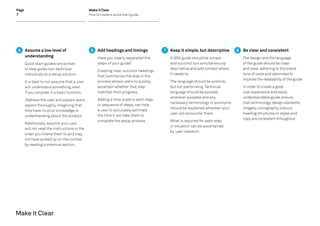 How to create a quick start guide | PPT