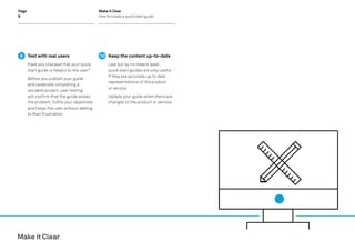 How to create a quick start guide | PDF