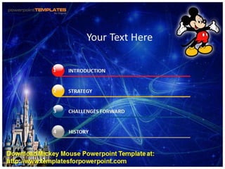 Mickey Mouse - Powerpoint Template | PPTX