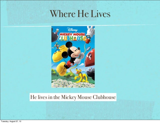 Mickey Mouse Characteristics- Michael Warnert