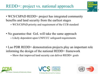 Micmac ws wcs redd experiences v20120730