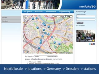 Nextbike.de -> locations -> Germany -> Dresden -> stations