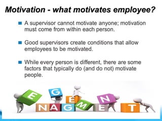 Free Powerpoint Templates
Motivation - what motivates employee?Motivation - what motivates employee?
 
