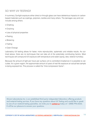 Predict Product Lifespan with UV Testing | PDF