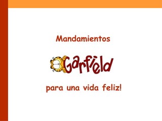 Mandamientos para una vida feliz! 