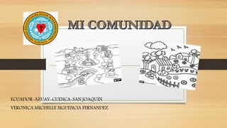 ECUADOR-AZUAY-CUENCA-SAN JOAQUÍN
VERONICA MICHELLE SIGUENCIA FERNANDEZ
 