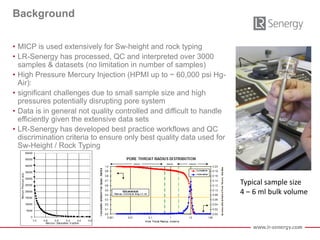 MICP QC & Interpretation Workflow | PDF