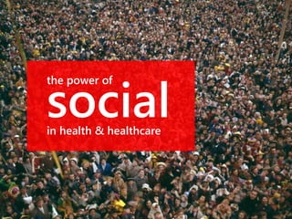 the power of 
social 
in health & healthcare  