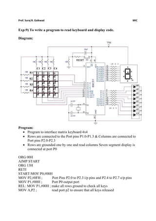 Mic practicals | PDF