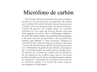 Micrófono de carbón 