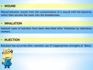 Diseases Caused by Microorganisms- Botulism | PPTX