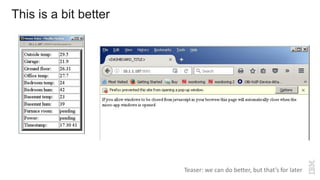 This is a bit better
Teaser: we can do better, but that’s for later
 