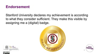 Micro credentialing and open badges | PPTX