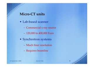MicroCT For Comparative Morphology | PDF