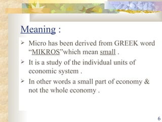 micro & macro economics | PPT