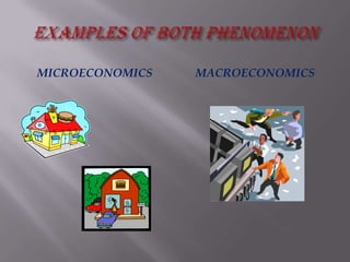 MICROECONOMICS   MACROECONOMICS
 