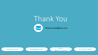 Copyright 2015
Thank You
www.Hurix.com Sales@hurix.com
Twitter :
@Hurix_Systems
+91.22.6191.4888
Bhanwar.singh@hurix.com
 