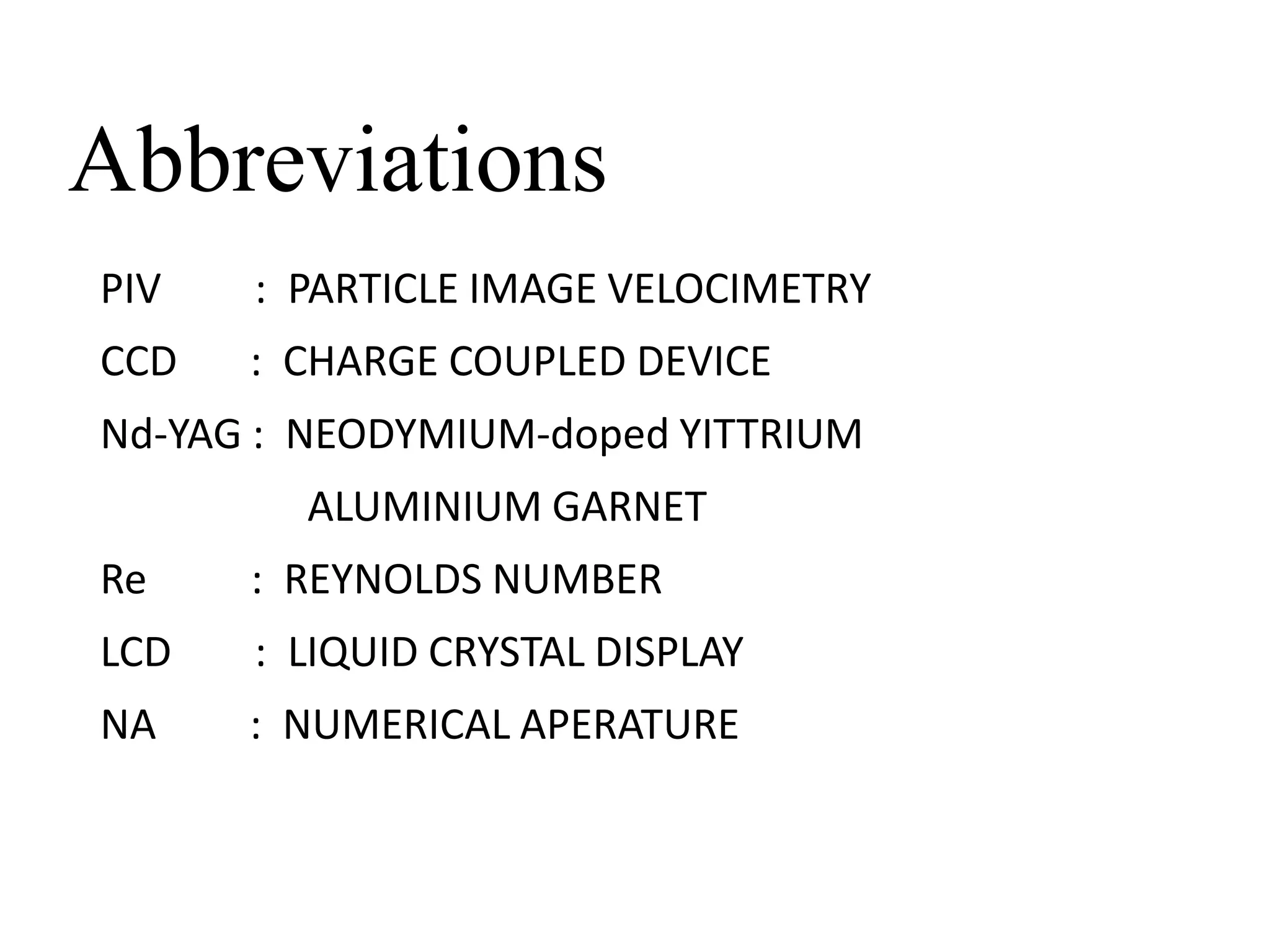 Micro piv measurements for hydrodynamic characterizations of ...