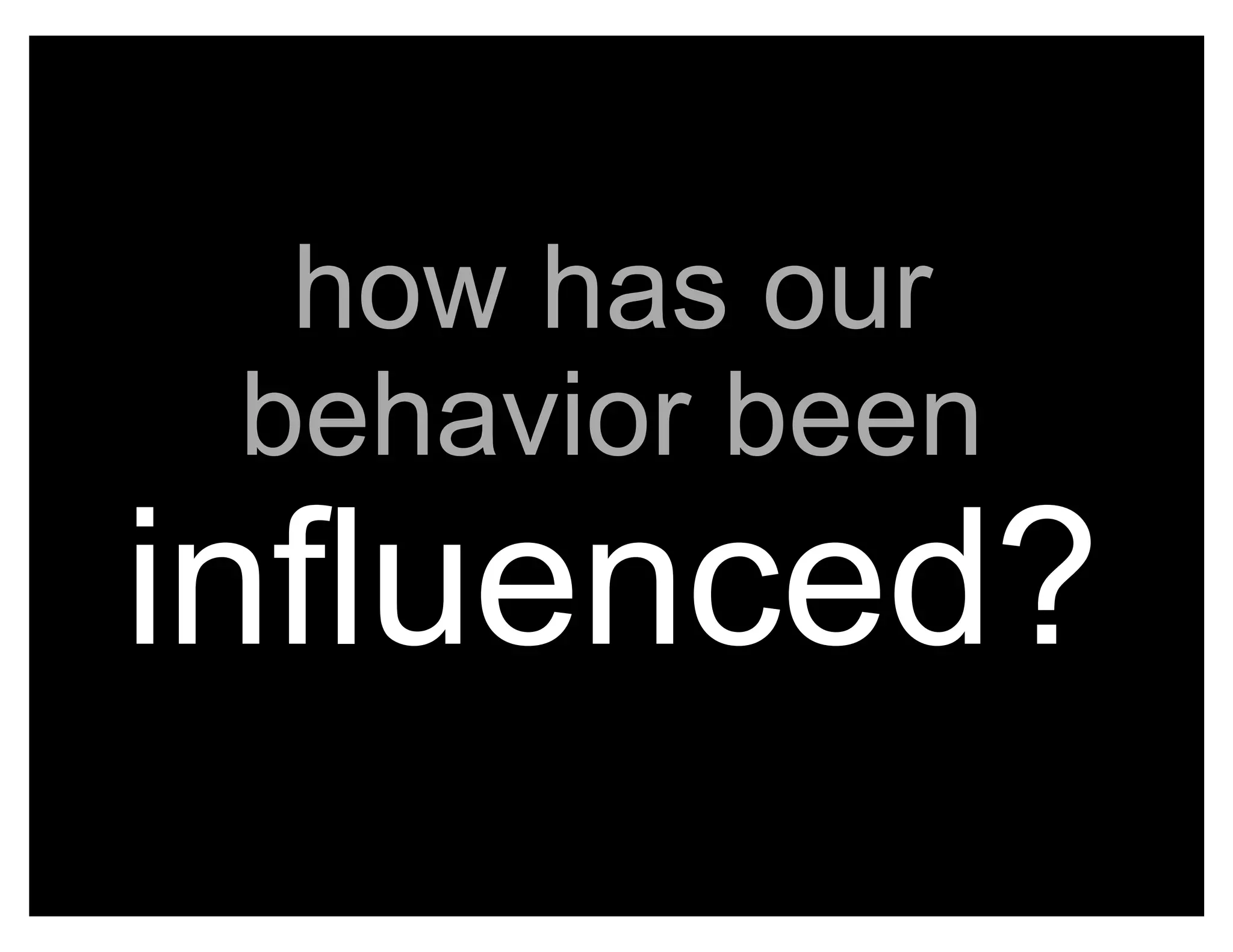 The Micro-Sociology of Networks