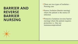 Protective Reverse Isolation surgery meetpptx.....microbiology....... | PPTX