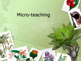Micro teaching and exploring community resources | PPT