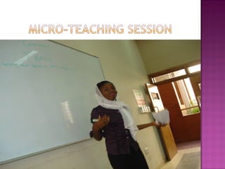  Question for the participant before the session
1. Are there any specific aspects of the teaching session that you
would...