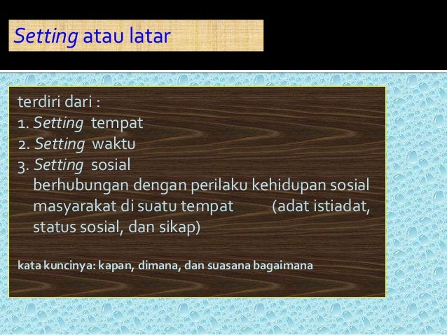 unsur intrinsik drama