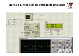 Ejercicio 1. Medición de Período de una señal
Prof. Luis Zurita Microcontroladores II
 