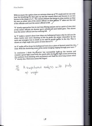 Film analysis essay example picture